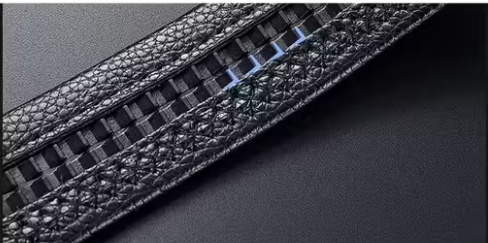 Formal leatherette Simple Buckle Belt