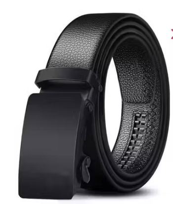 Formal leatherette Simple Buckle Belt